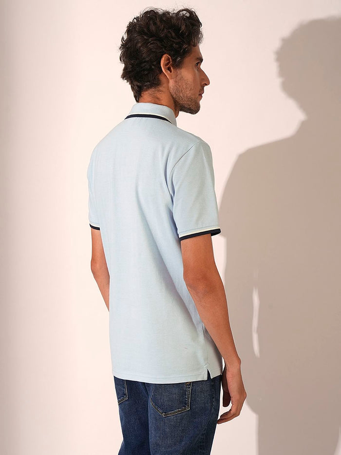 Light Blue Polo T-Shirt