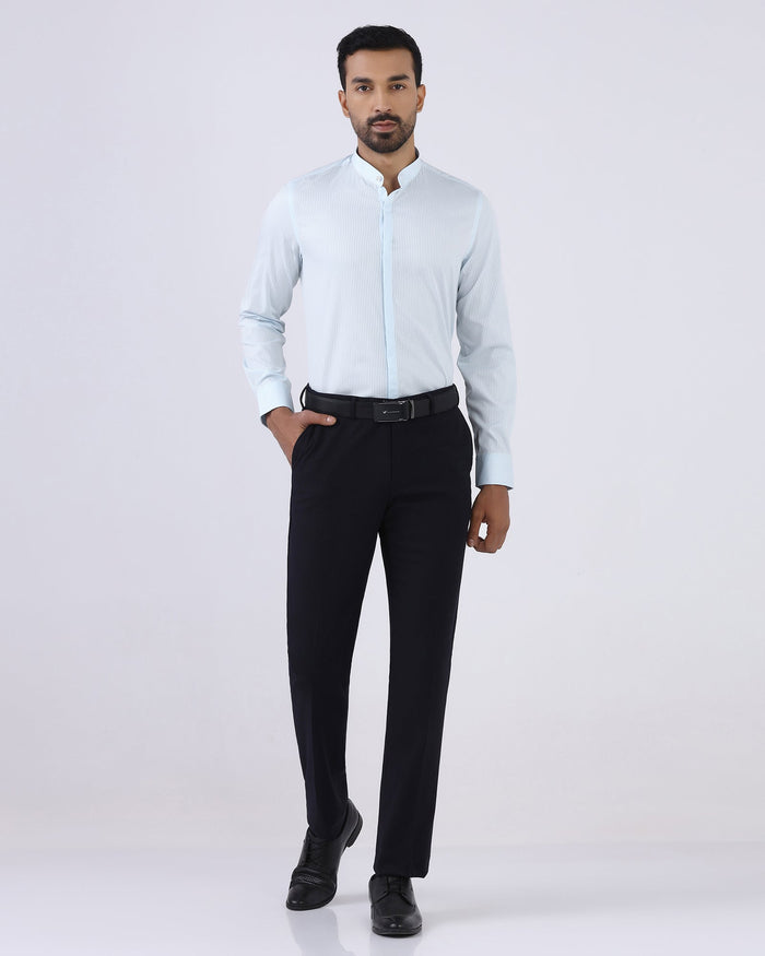 Light Blue Stripe Shirt - Floss