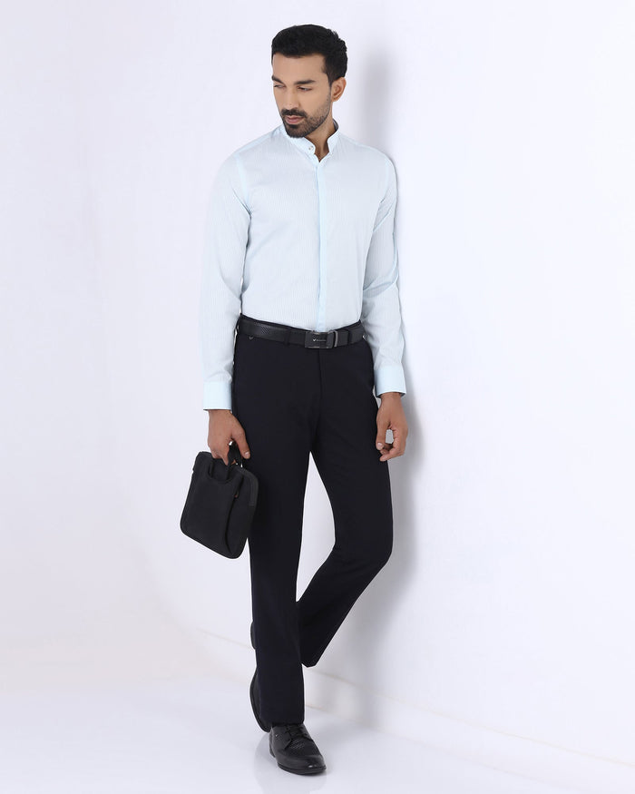Light Blue Stripe Shirt - Floss