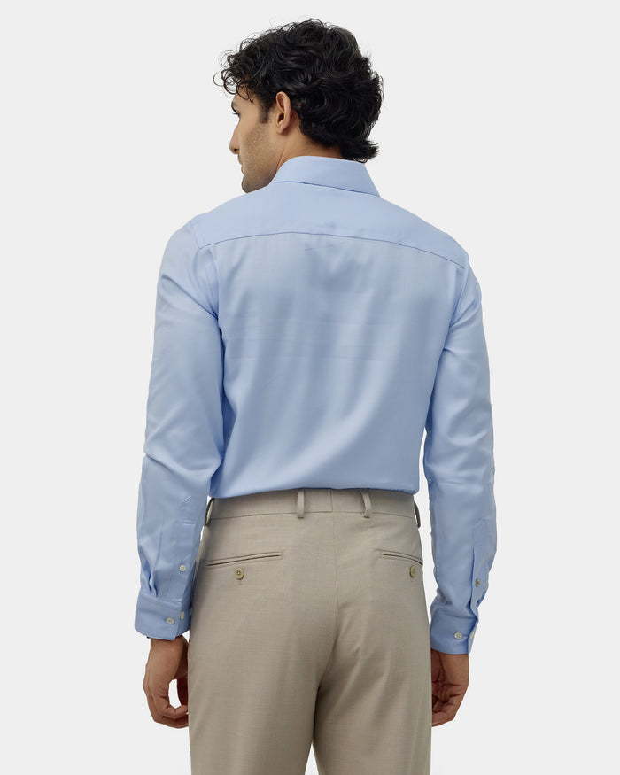 Light Blue Textured Shirt - Chiba