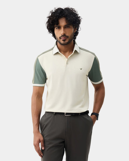 Light Green TechPro Solid Polo - Nomara