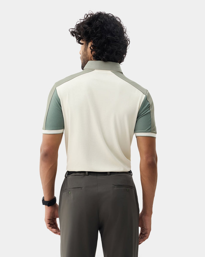 Light Green TechPro Solid Polo - Nomara