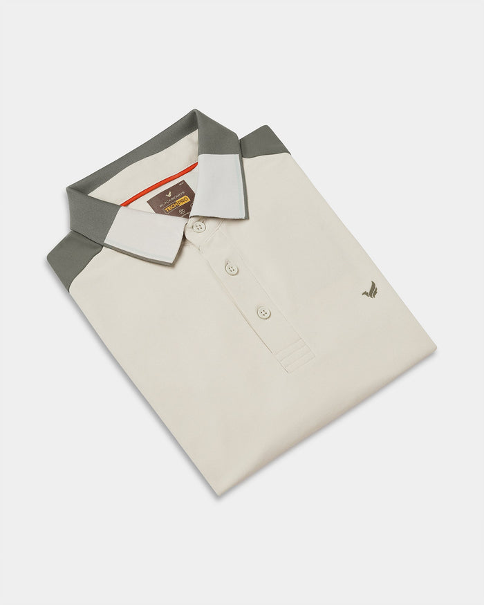 Light Green TechPro Solid Polo - Nomara
