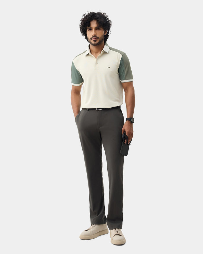 Light Green TechPro Solid Polo - Nomara