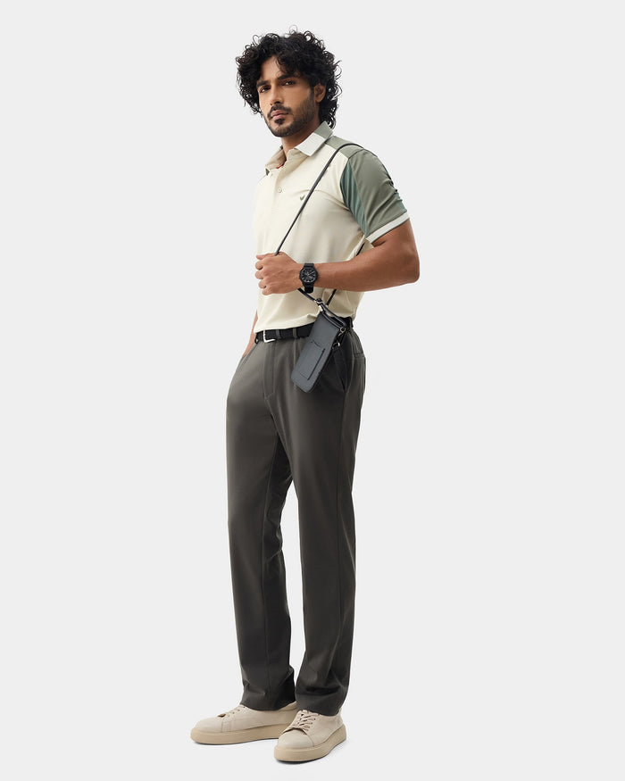 Light Green TechPro Solid Polo - Nomara