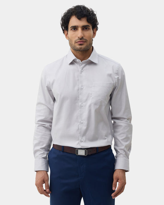 LONG SLEEVE INDIA FIT DOBBY SHIRT