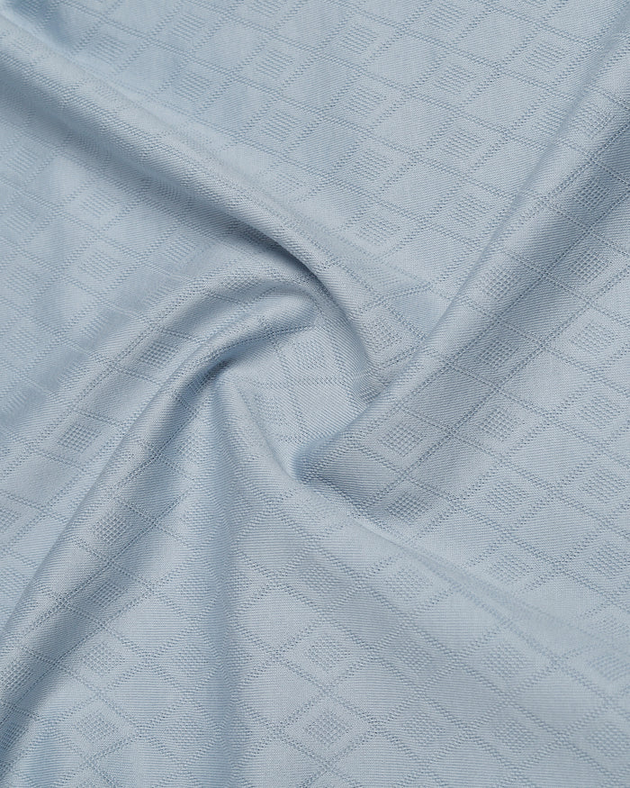 Light Luxe Blue Textured Polo - Lab