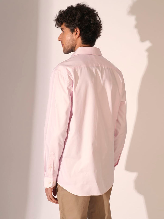 Light Pink Slim Fit Formal Shirt