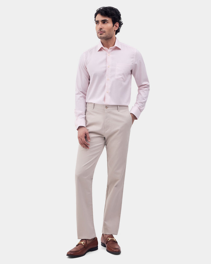 Light Pink Textured Shirt - Felder