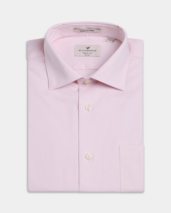 Light Pink Textured Shirt - Felder