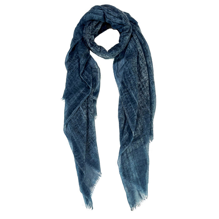 Lightweight Cashmere Scarf – Made in Spain- burgundy Denim scarf cashmerelushbliss.jenblue_processed