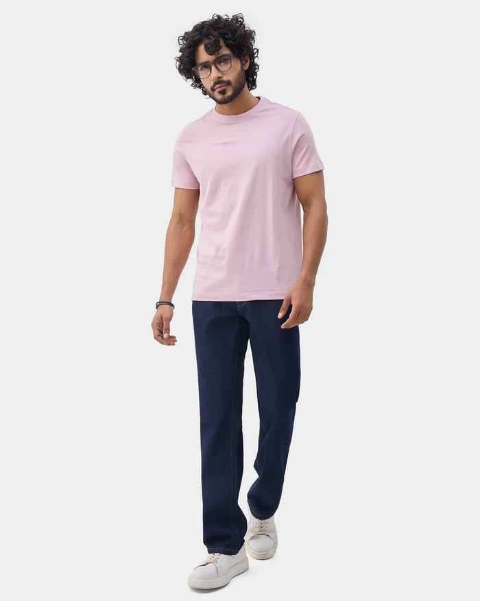 Lilac Crew Neck Printed T-Shirt - Marimo
