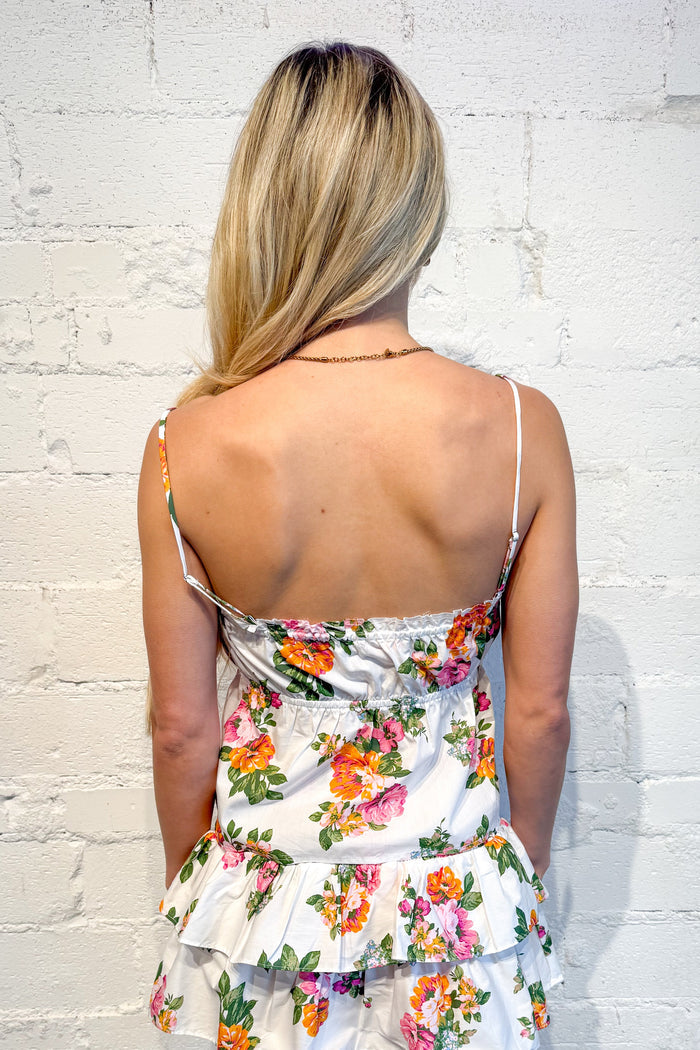 Lilah Floral Flare Cami Top