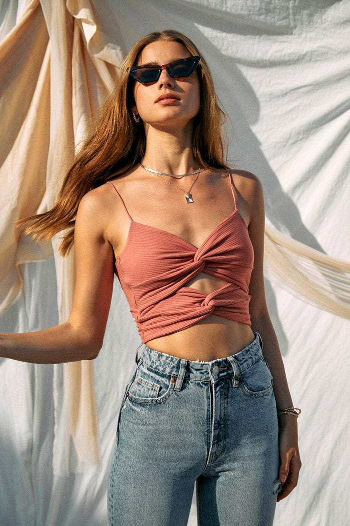 Marly Twist Tank Top - One Left!