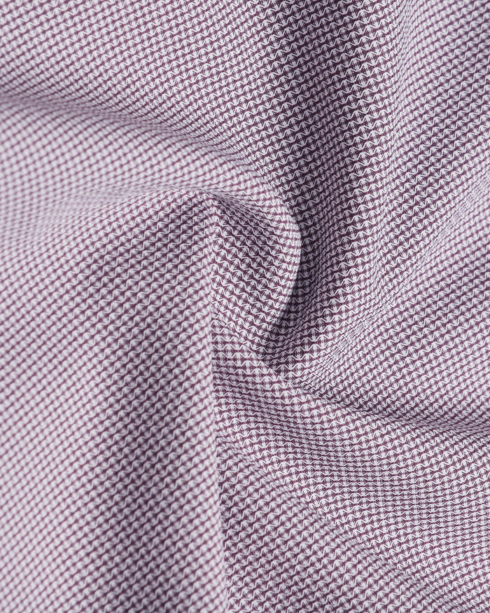 Maroon Unwrinkle Textured Shirt - Russel E