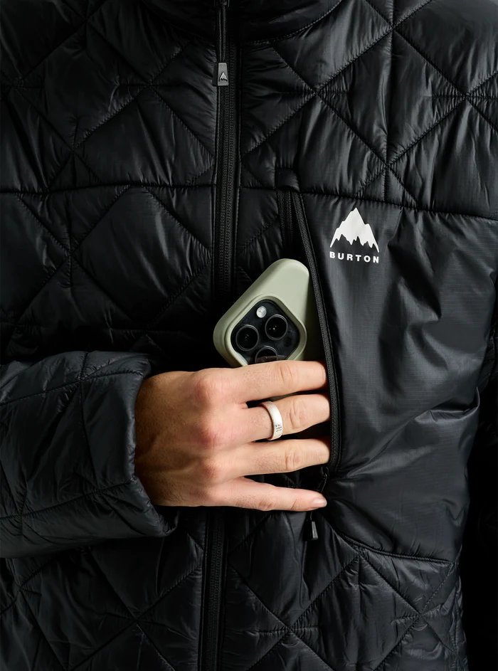 Product image of Men's Burton Reserve Midweight Synthetic Jacket[Variant:True Black]