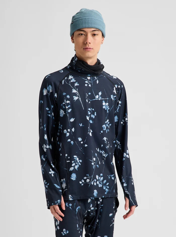 Product image of Men's Burton Synthetic Midweight Base Layer Long Neck[Variant:Cyanotype Floral]
