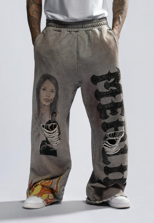 Merlin - Handmade Pain Pants - Grey - Clique Apparel