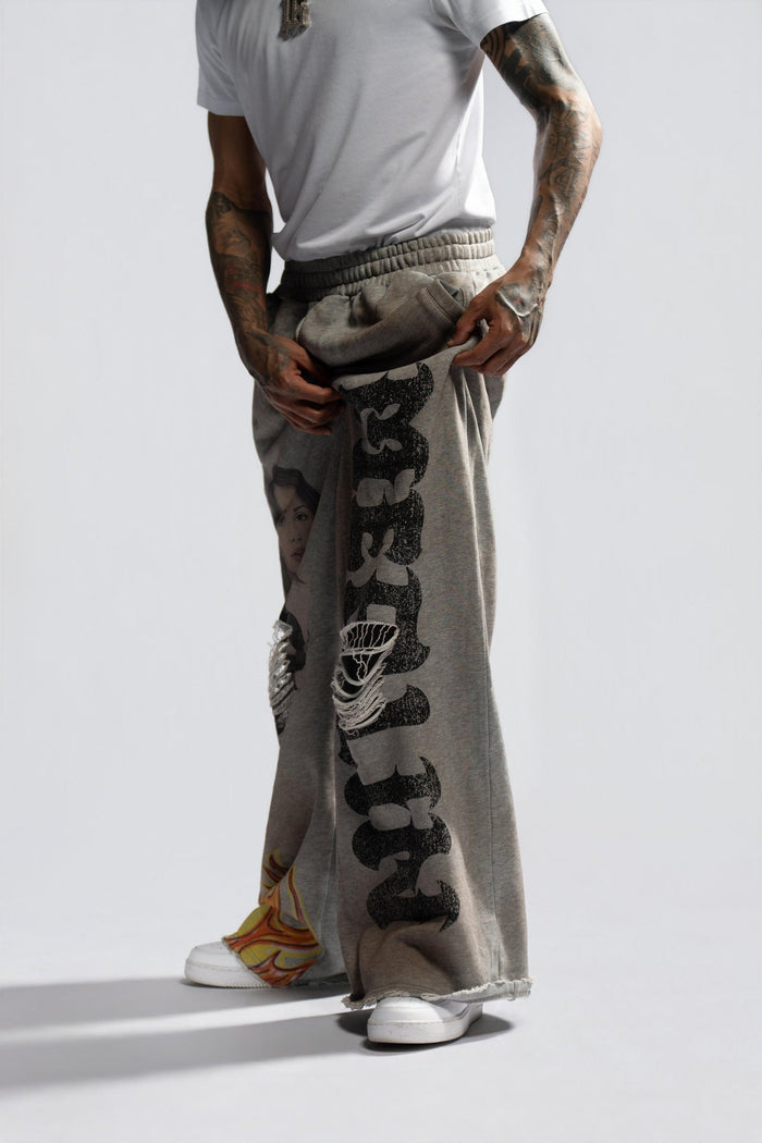 Merlin - Handmade Pain Pants - Grey - Clique Apparel