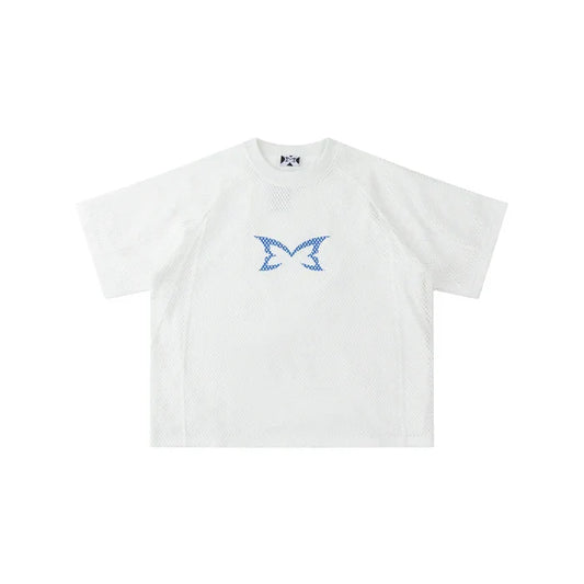 MERTRA Layered Mesh Jersey White