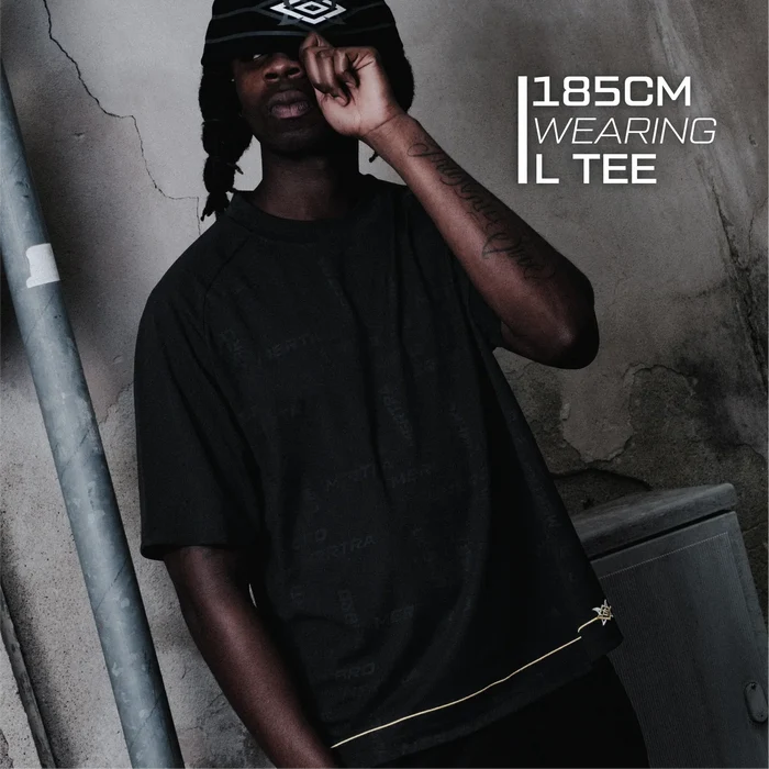 MERTRA x Umbro Training Tee Black