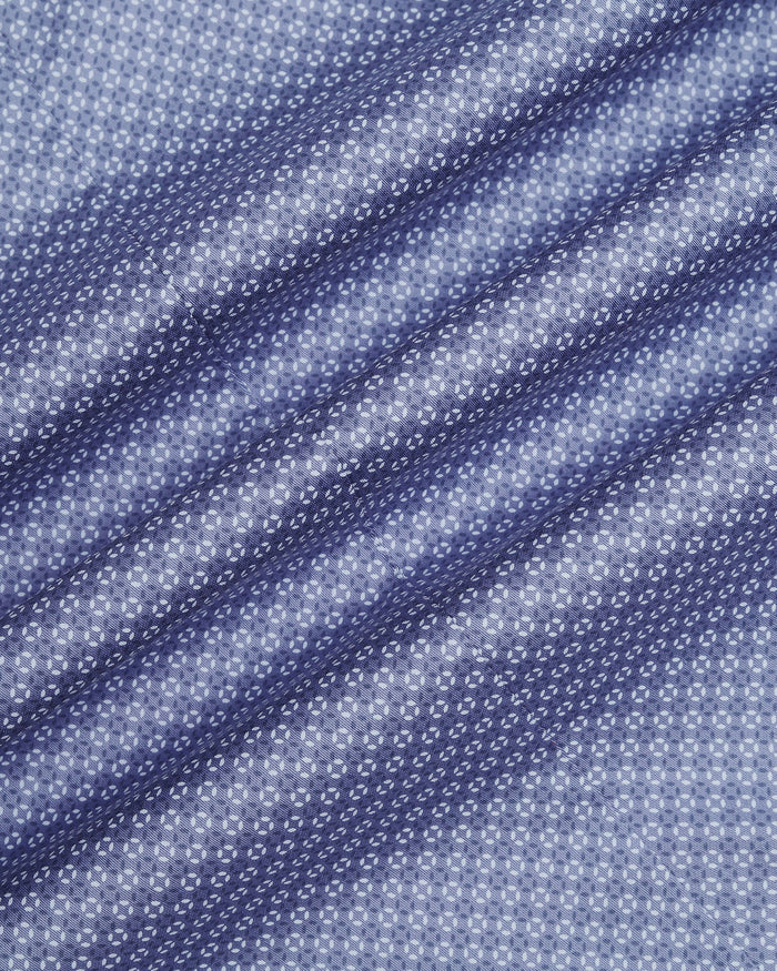 Mid Blue Printed Shirt - Basis