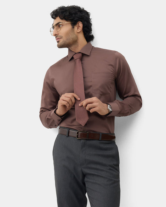 LONG SLEEVE INDIA FIT SOLID SHIRT