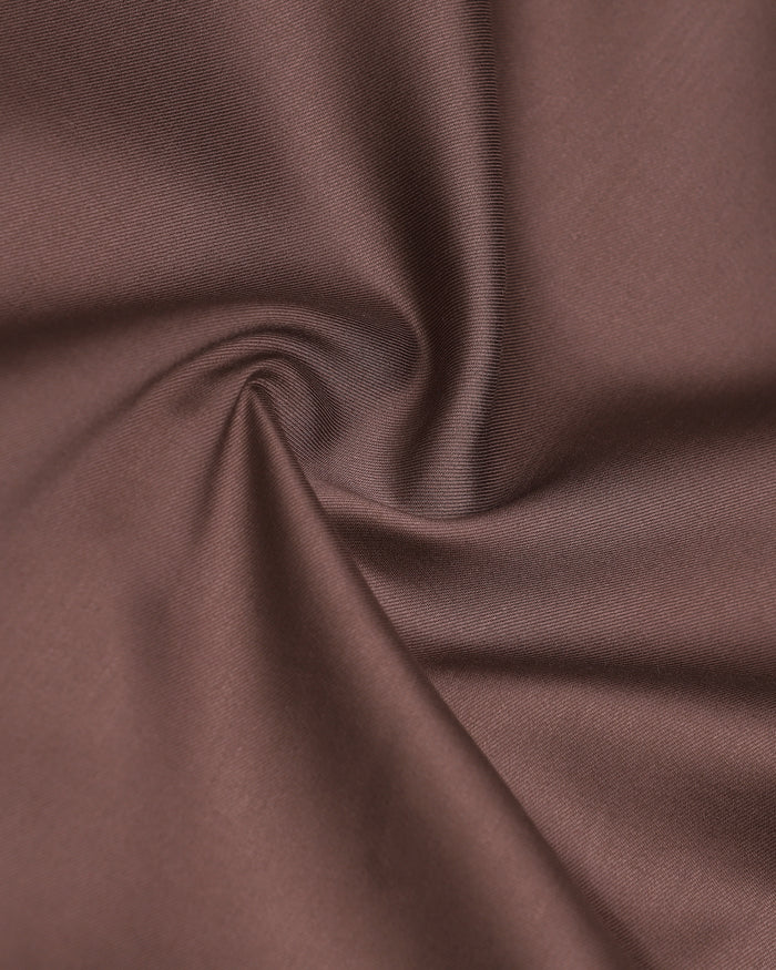 Mid Brown Solid Shirt - Roger