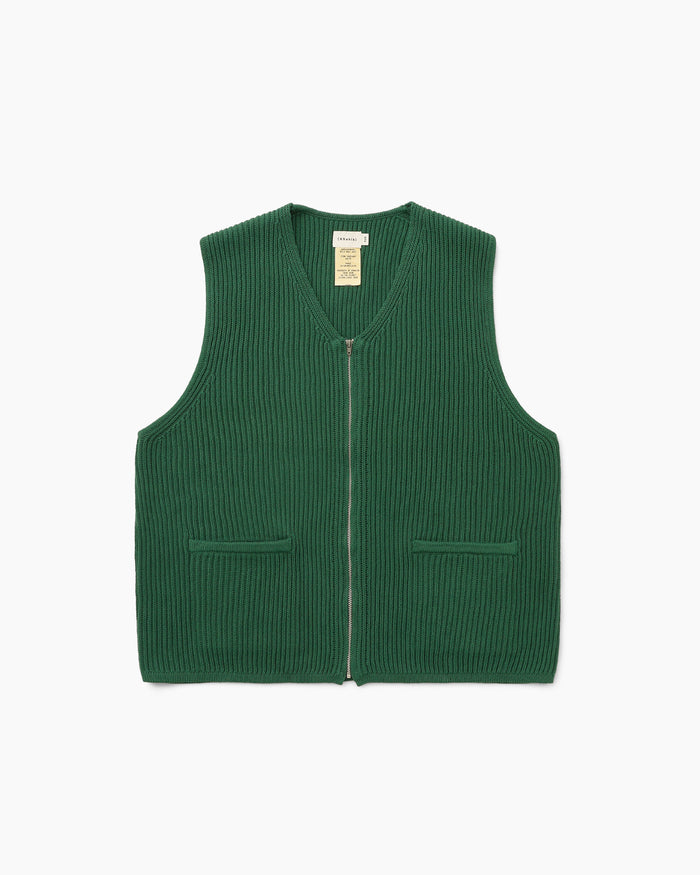 Milo Knit Vest Green