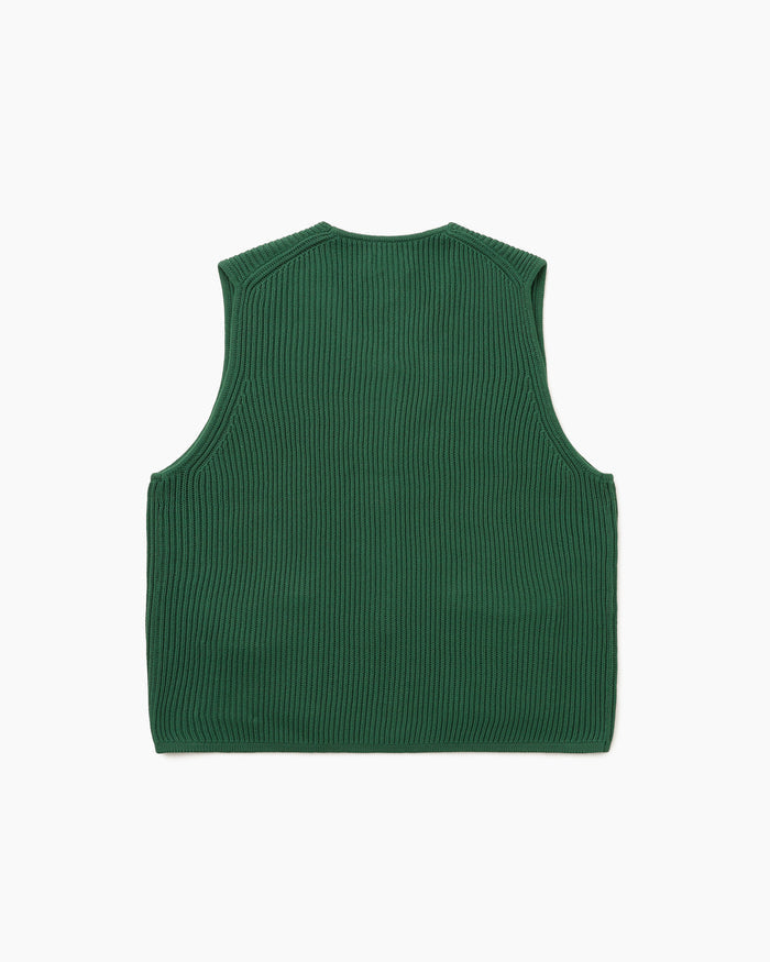 Milo Knit Vest Green