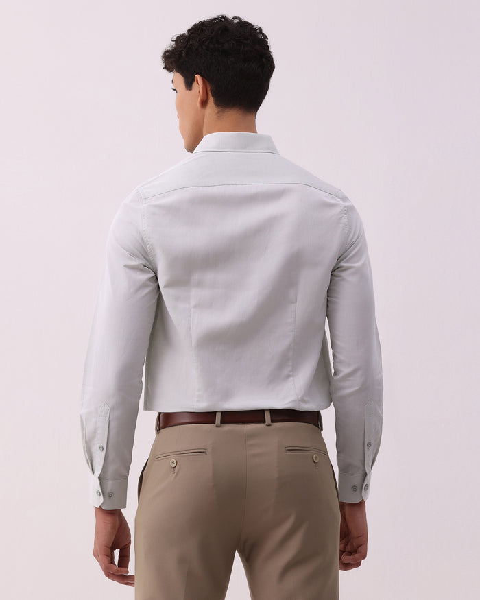 Mint Linen Solid Shirt - Kaden