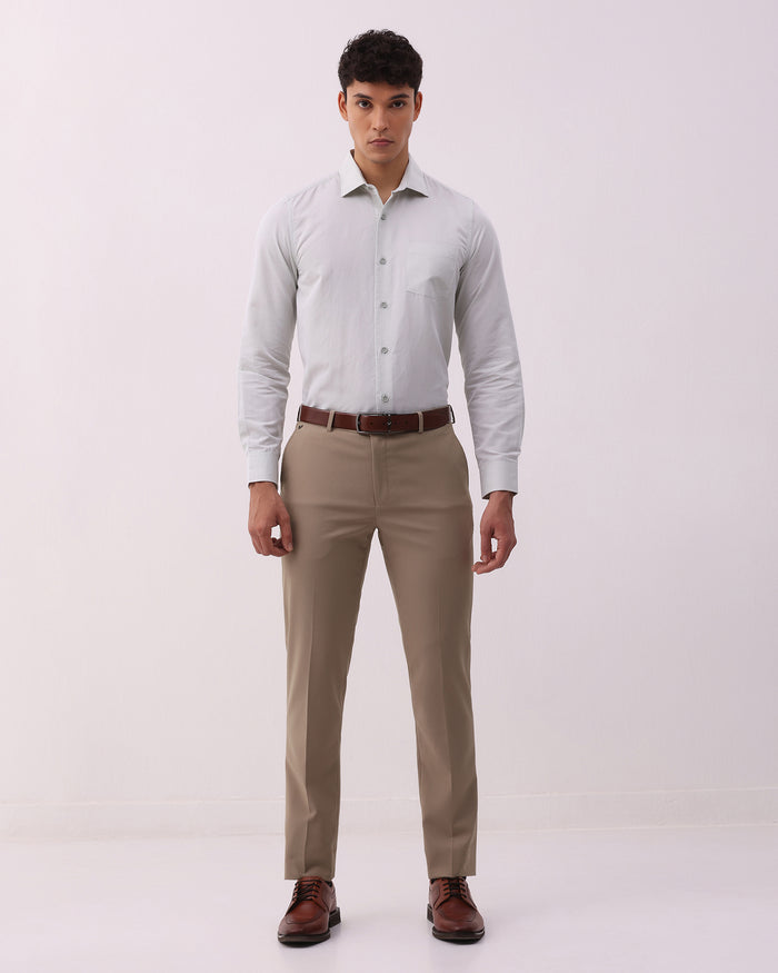 Mint Linen Solid Shirt - Kaden