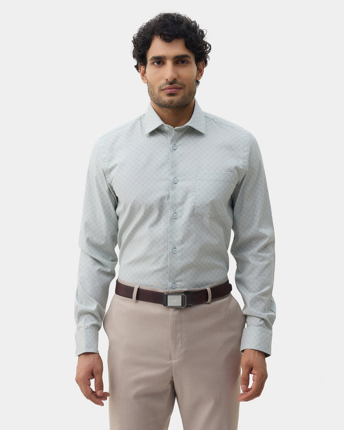 Mint Printed Shirt - Quill