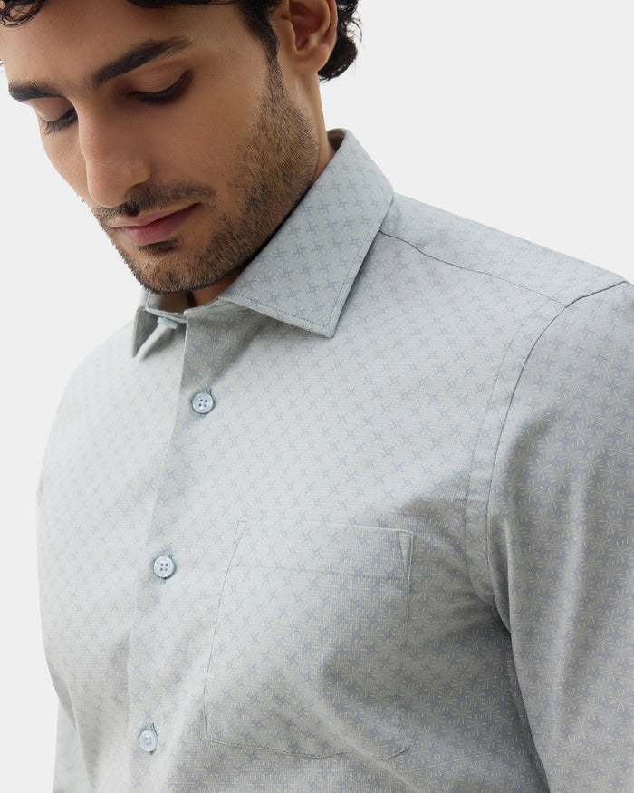 Mint Printed Shirt - Quill