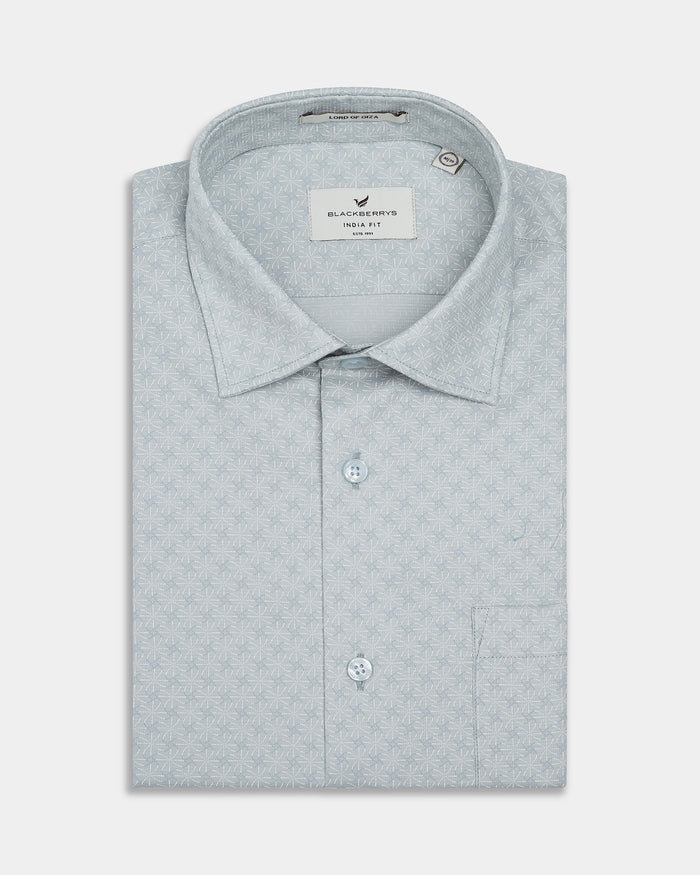 Mint Printed Shirt - Quill