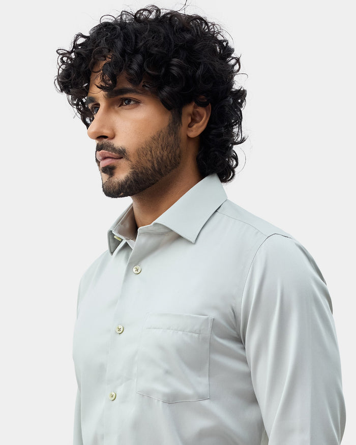 Mint Solid Shirt - Sylvia