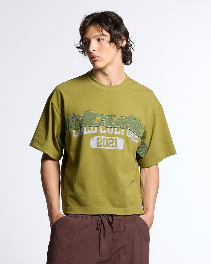 MIX MATCH TEE GREEN - Cold Culture
