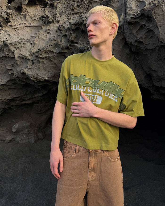 MIX MATCH TEE GREEN - Cold Culture