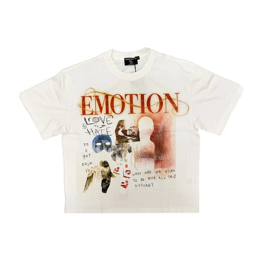 Mixed Emotion - Deja Vu Tee - White