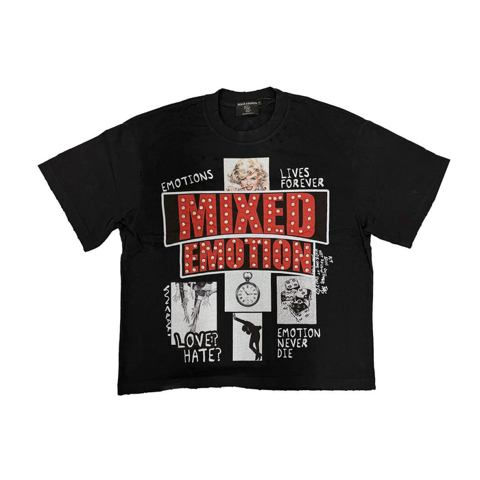 MIXED EMOTION Lost Identity Tee BLACK