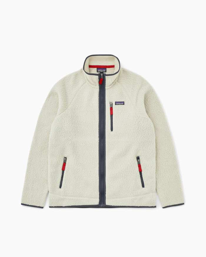 M's Retro Pile Jacket Pelican w/Smolder Blue