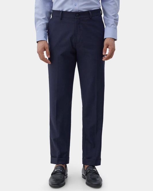 CLEAN FRONT COMFORT FIT STRUCTURE TROUSER