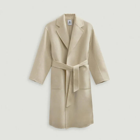 Beige robe on a light gray background | Lead
