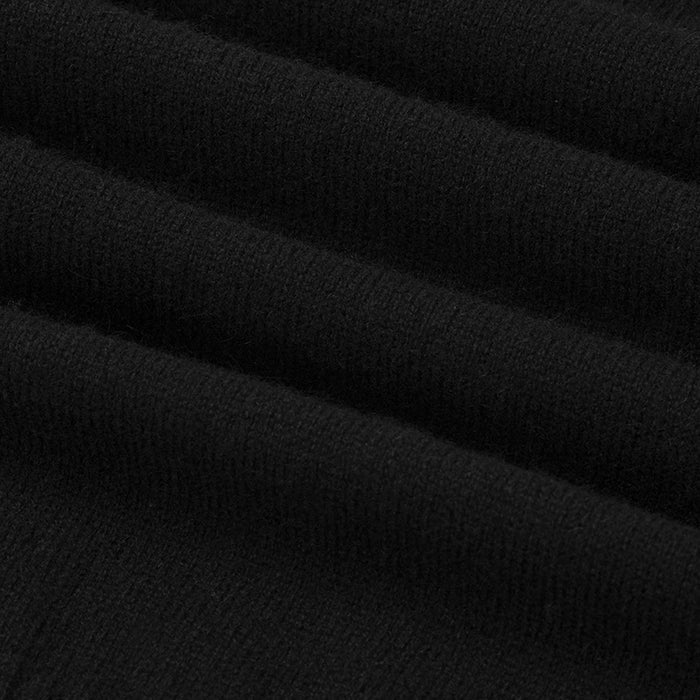 Close-up of black fabric texture