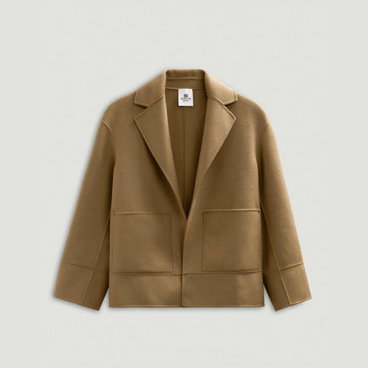 Viki Short Coat in Fawn | Lead