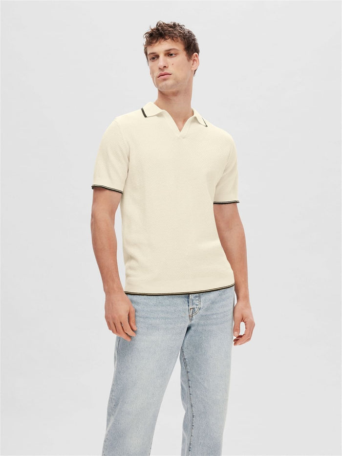 Off-White Knit Polo T-shirt
