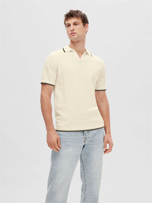 Off-White Knit Polo T-shirt