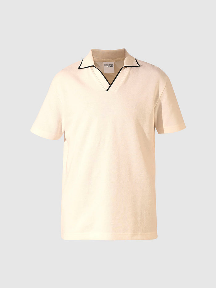 Off-White Organic Cotton Polo