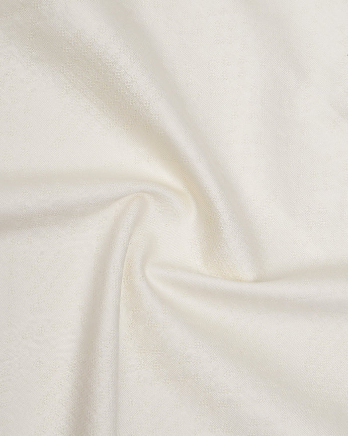 Off White Textured Polo - Min Jun