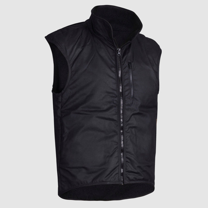 Oilskin Black Fur Lined Replica Vest (no tail)